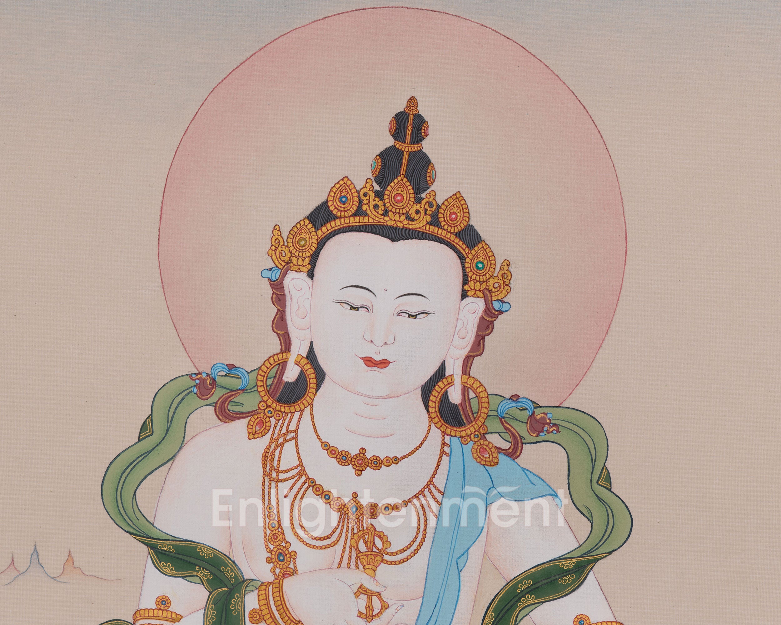 Vajrasattva Sacred Artwork | The Buddha of Purification |  Dharma Protector
