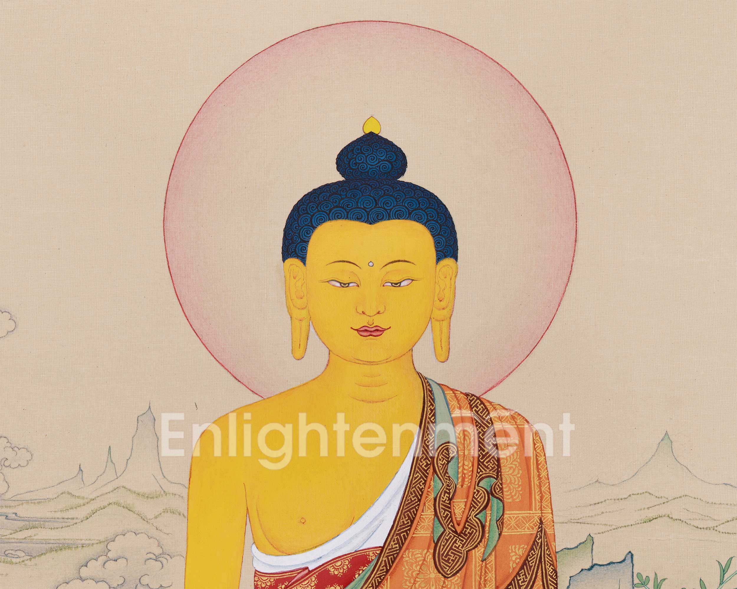 Siddhartha Gautam Buddha Artwork | The Enlightened Path of Compassion