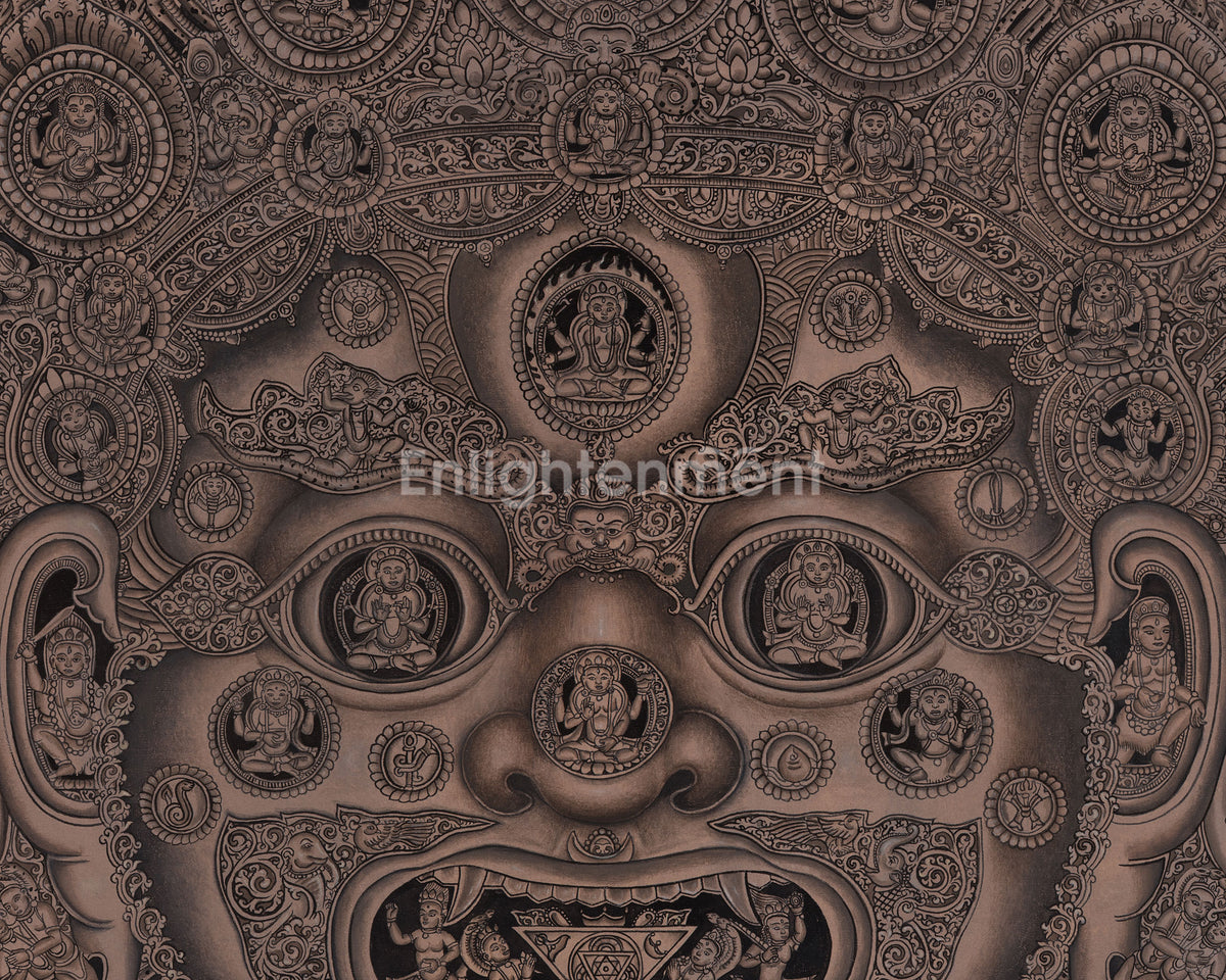 Bhairav Thangka | The Fierce Manifestation of Shiva