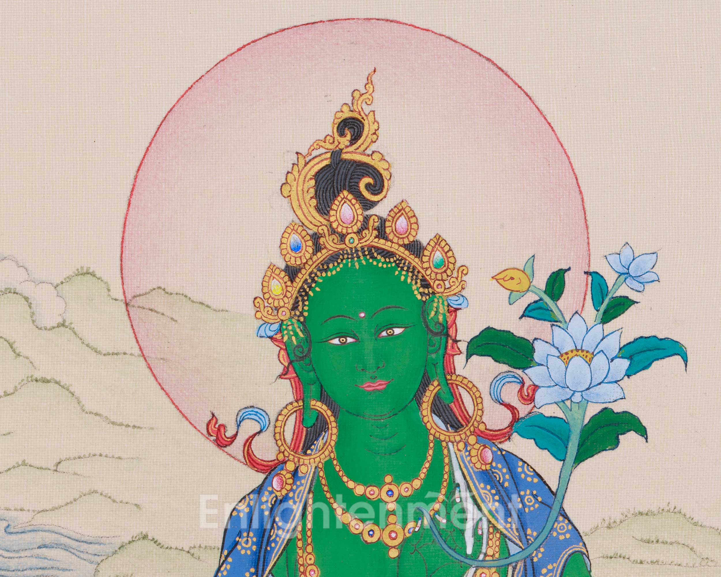 Shyama Tara Thangka | The Goddess of Protection and Compassion