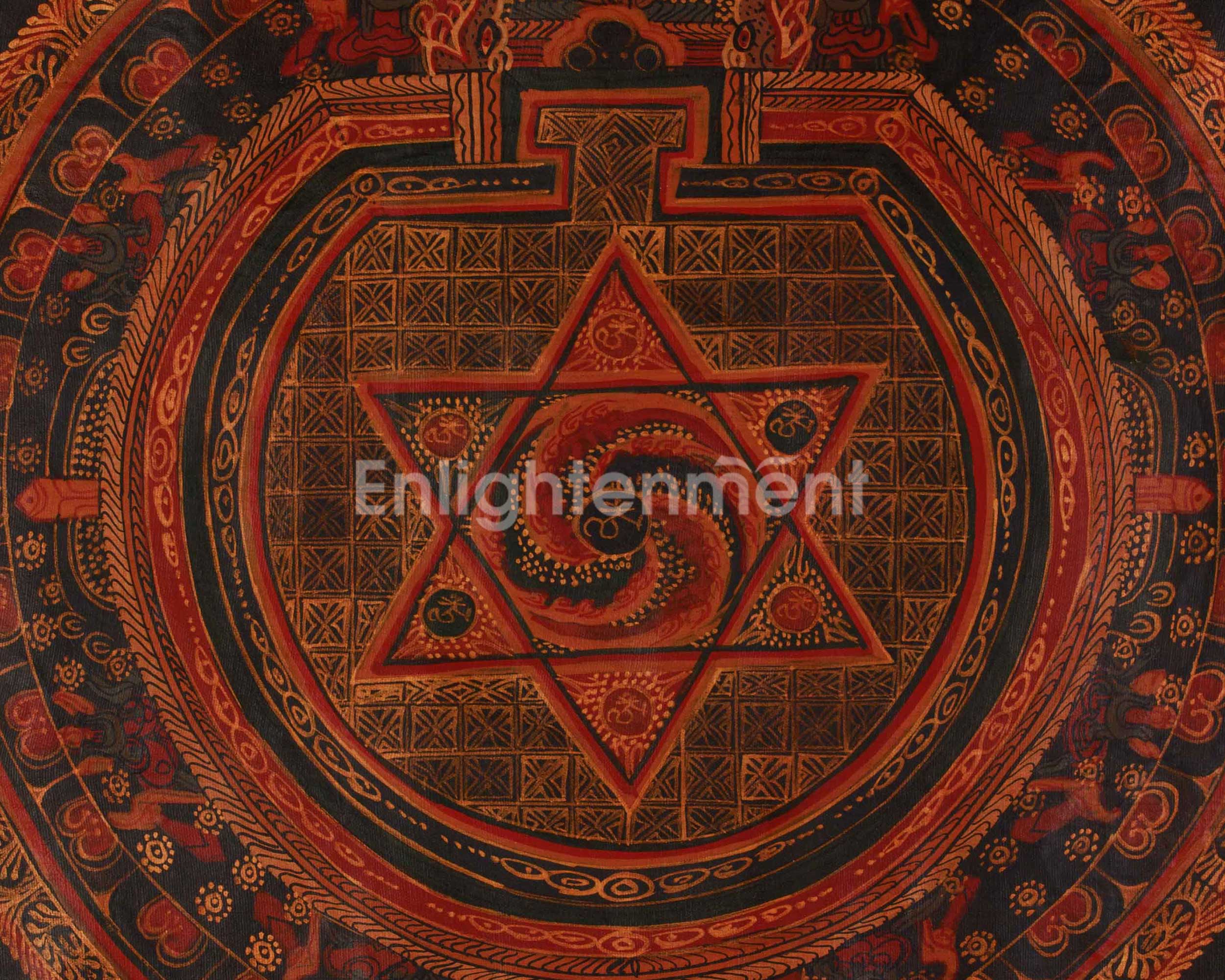 Traditional Star Mandala Art | Representing Cosmic Harmony and Awakened Energy