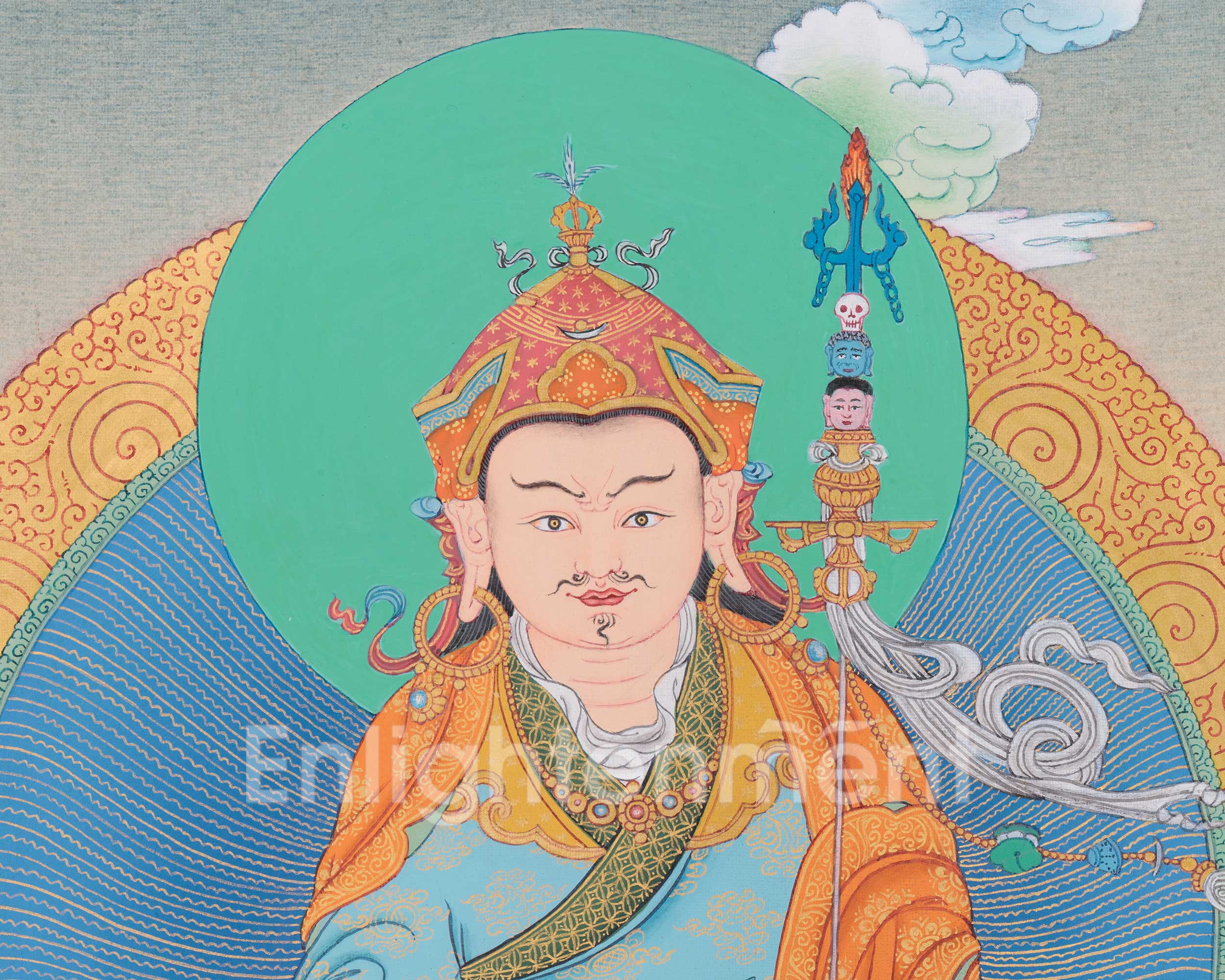 Sacred 28 Inches Guru Padmasambhava | Guru Rinpoche, the Second Buddha of Tibet