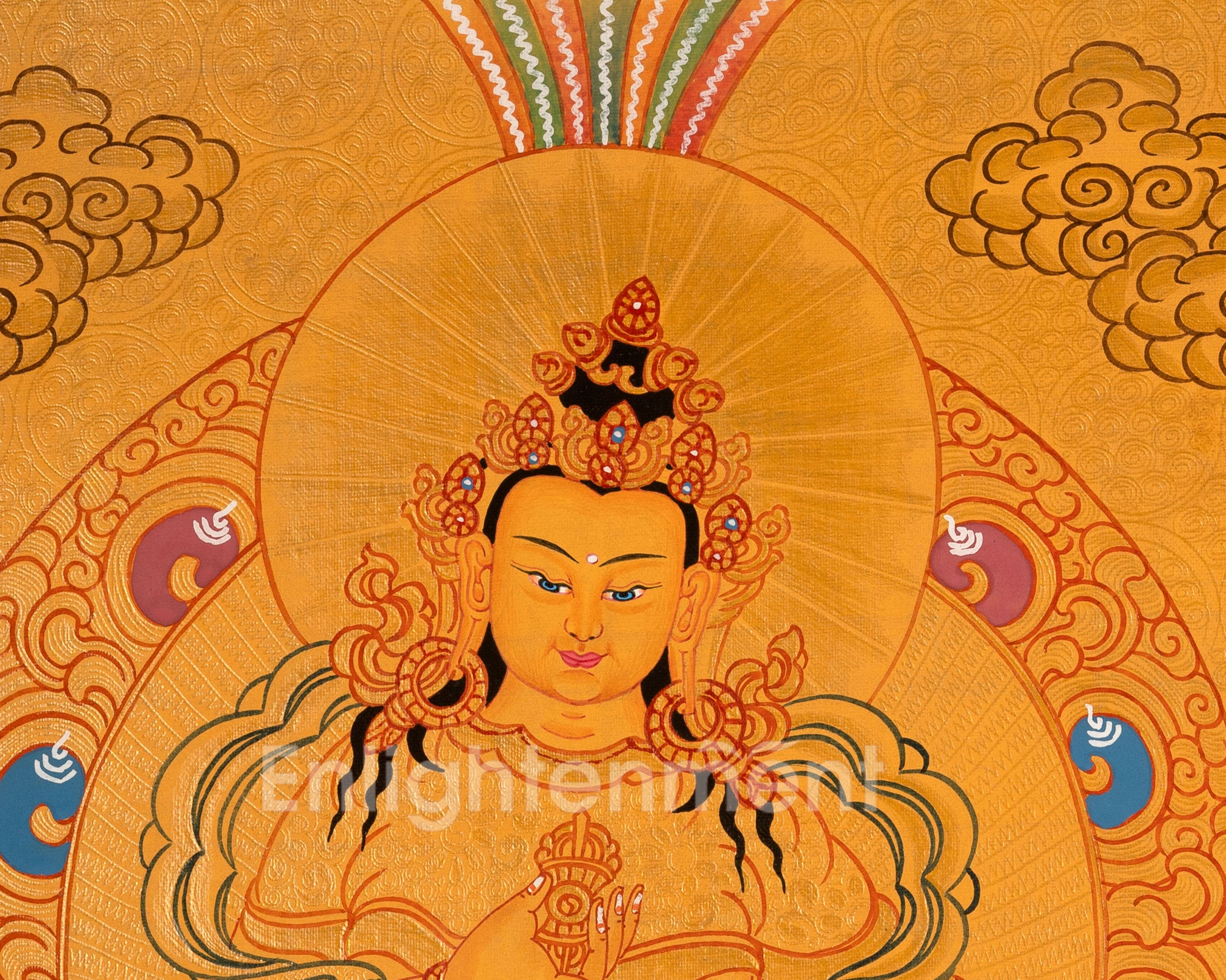 Thangka of Vajrasattva | The Deity of Purification & Spiritual Transformation