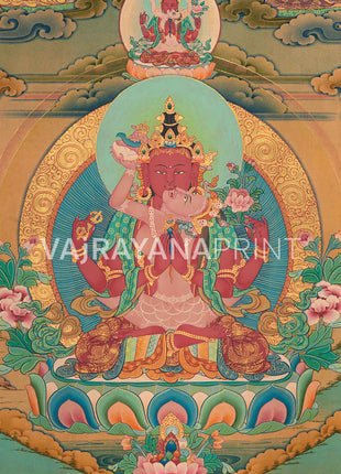 Mount Chenresig | Bodhisattva Art| Buddhist Wall Decor