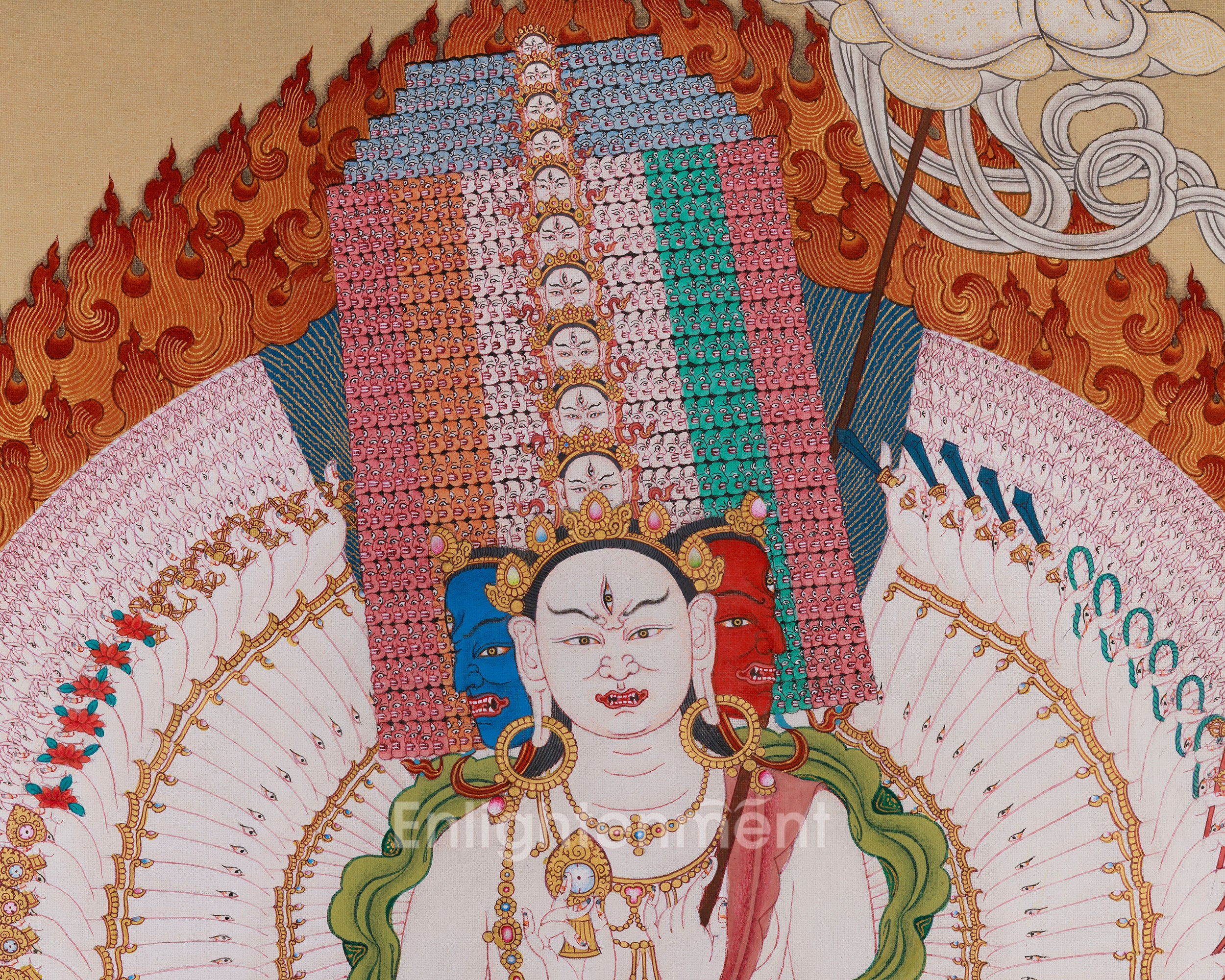 Buddhist Deity Dukar Thangka | The Supreme Protector