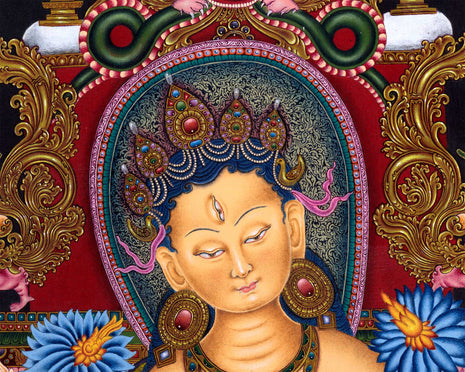 mohter white tara face