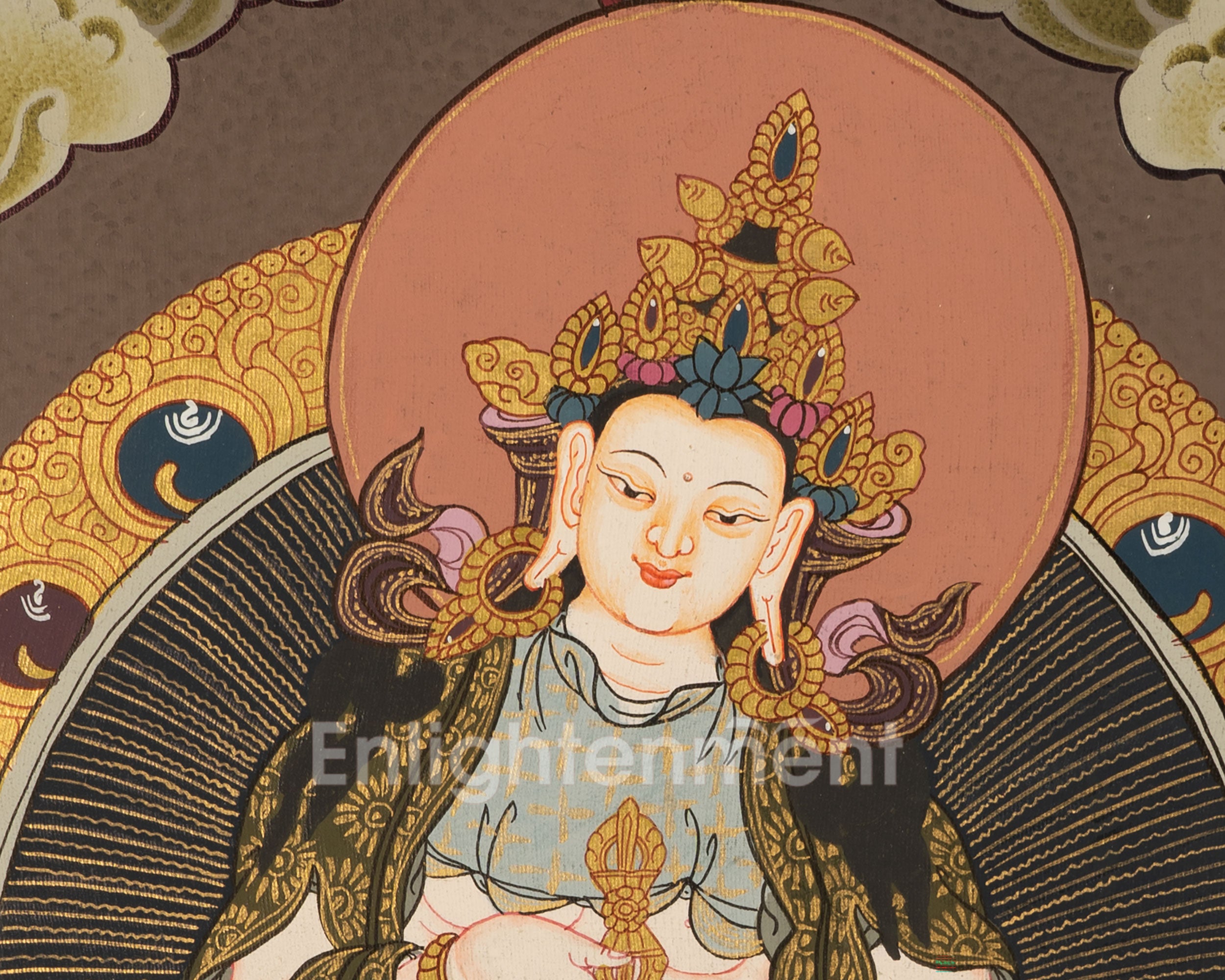 Painting Of Vajrasattva | Tibetan Buddhist Thangka