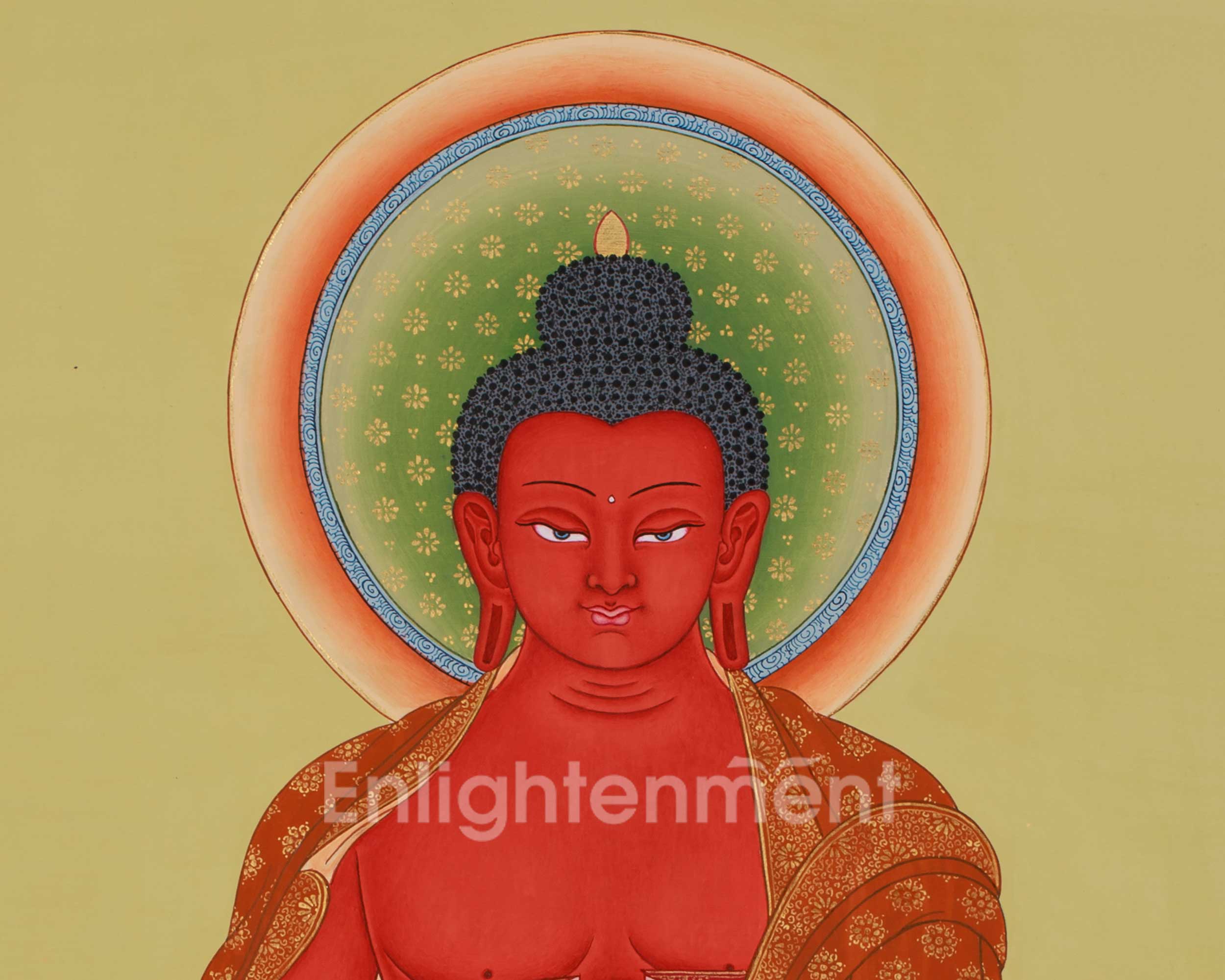 Thangka Of Amitabha Buddha | Infinite Light and Wisdom