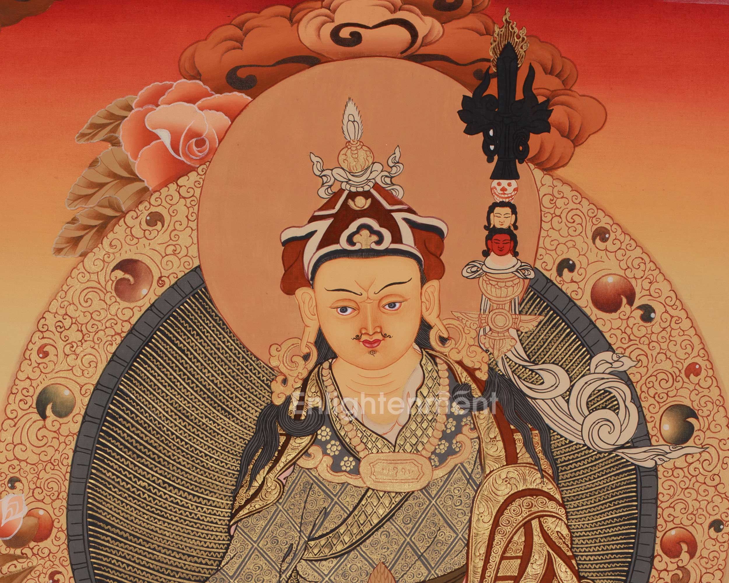 Himalayan Master Guru Rinpoche Thangka | Padmasambhava Artwork