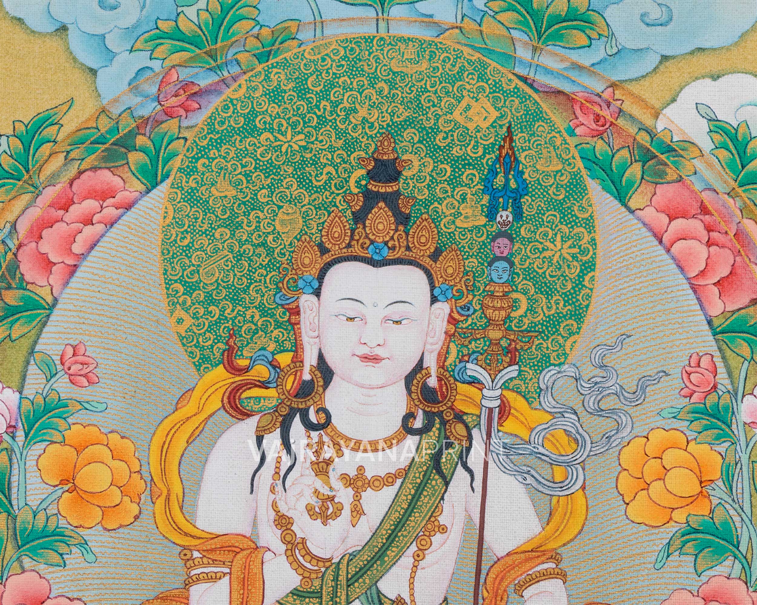 Pema Gyalpo Thangka Print | The Lotus King | Digital Thangka Print