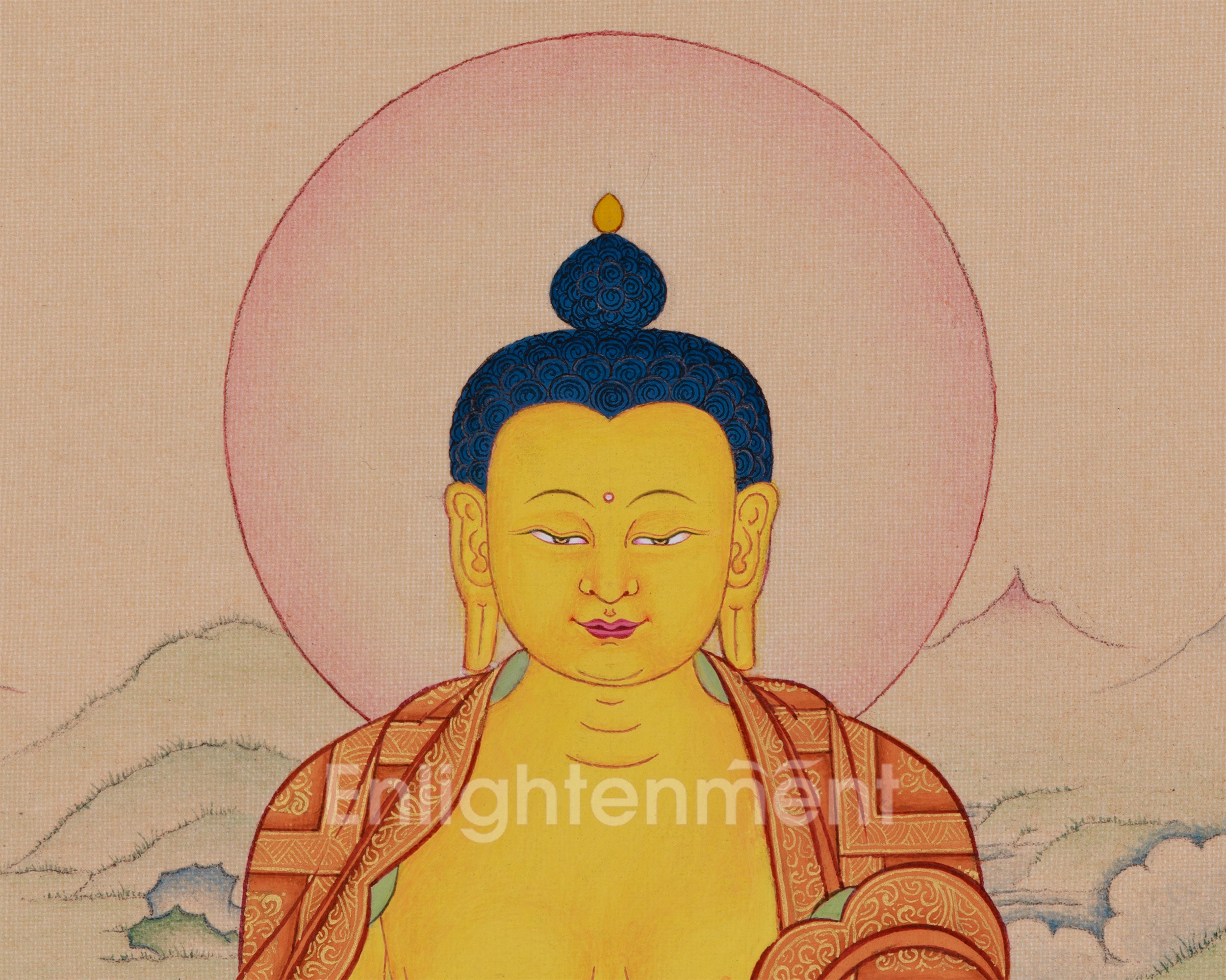 Buddha Shakyamuni, Founder of Buddhism | Traditional Karma Gadri Artistry