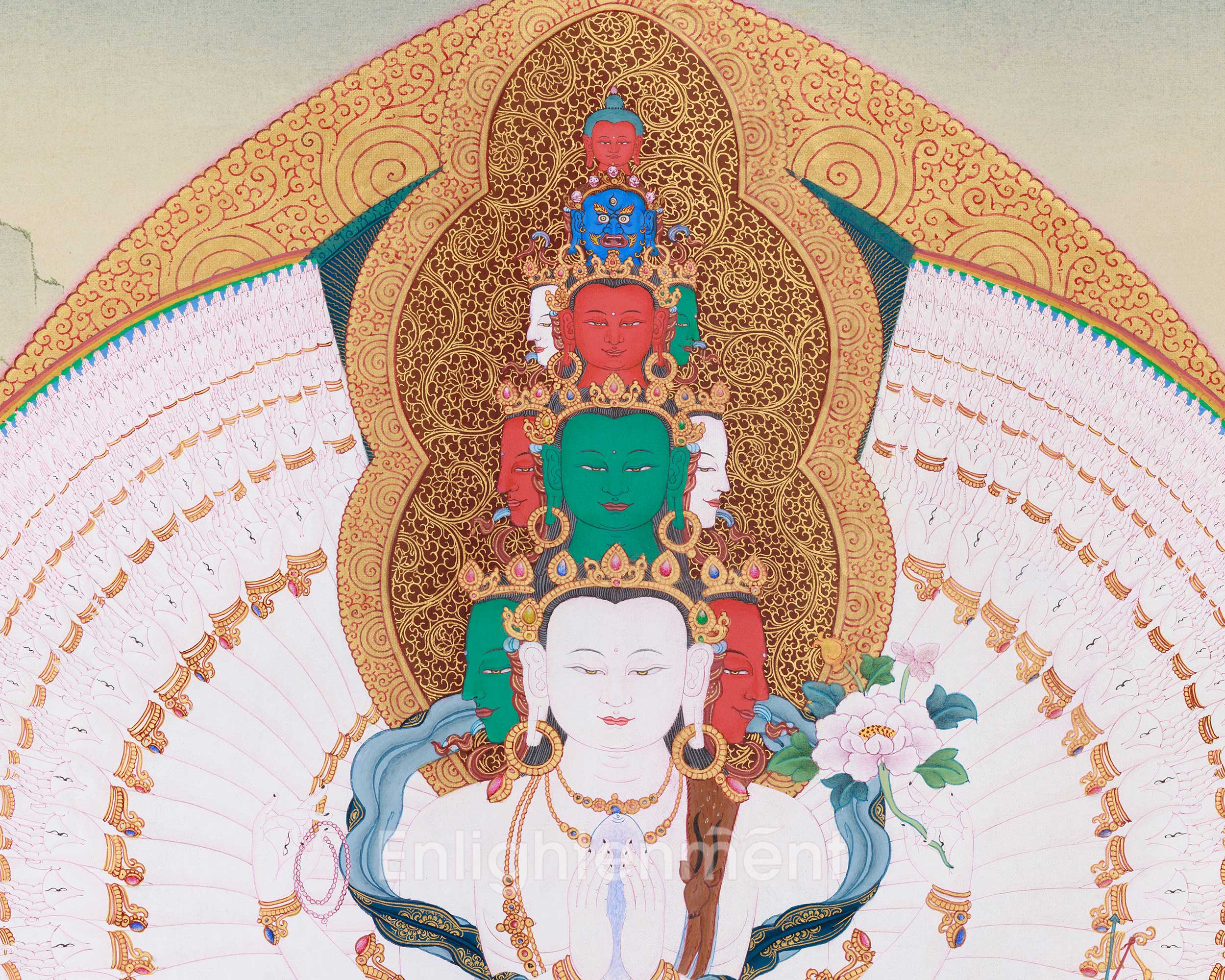 Thousand-Armed Avalokiteshvara Artwork | The Bodhisattva Who Protects and Heals with Infinite Love