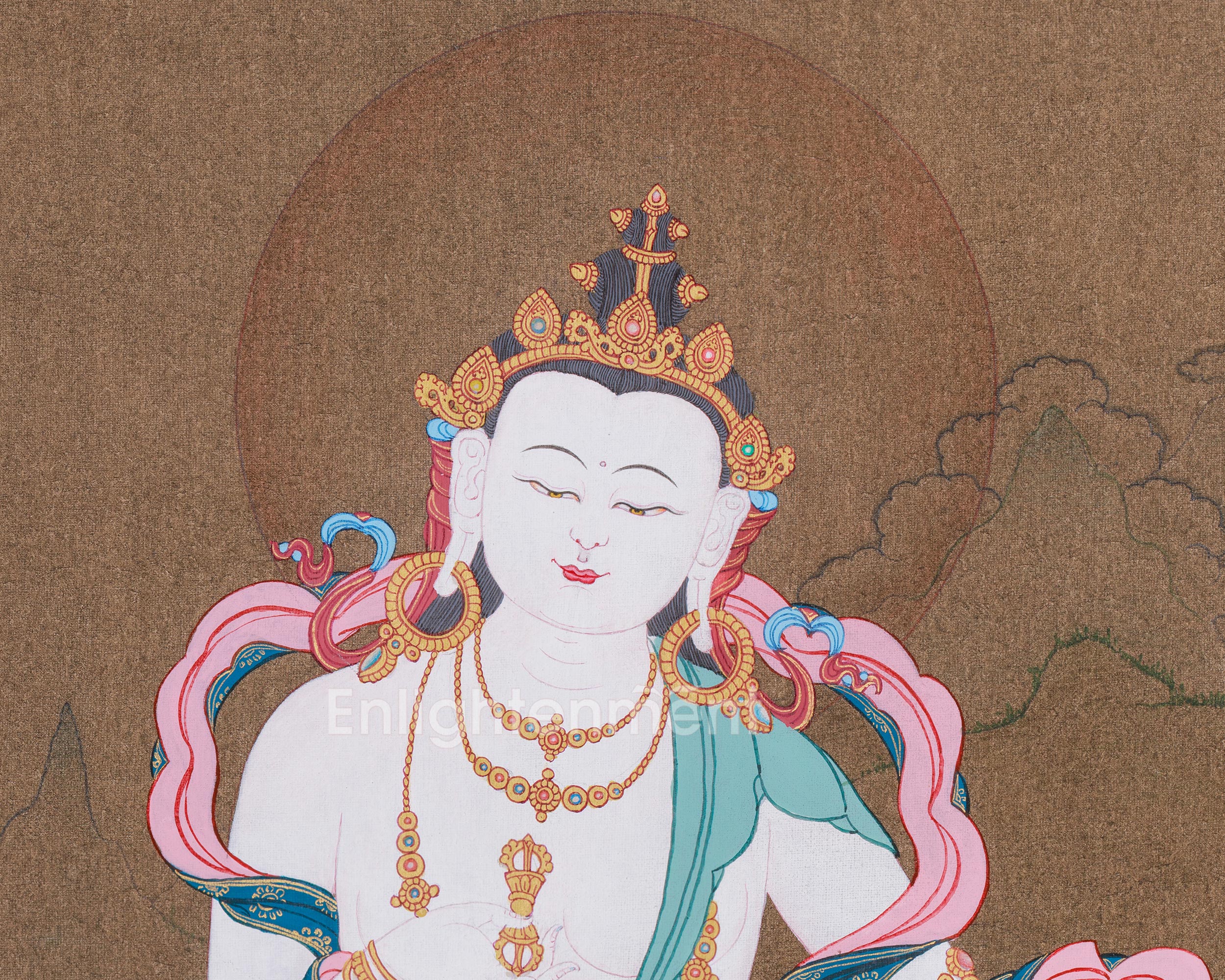 Tibetan Dorje Sempa Painting | Buddha of Purification | Cleansing of Negative Karma