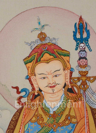 Himalayan Art of Guru Rinpoche | Compact Tibetan Thangka