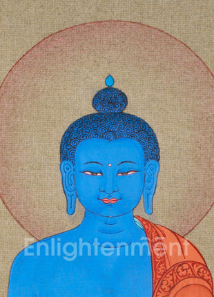 Bhaisajyaguru’s Blessing | Medicine Buddha Thangka for Meditation & Balance