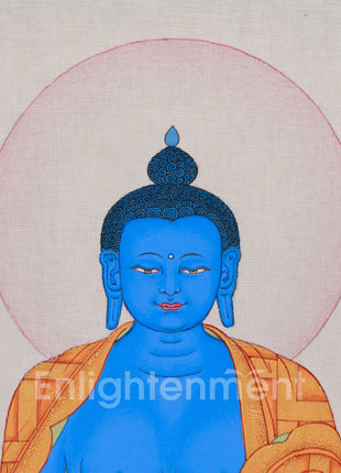 Tibetan Bhaisajyaguru Thangka | Symbol of Healing and Compassion