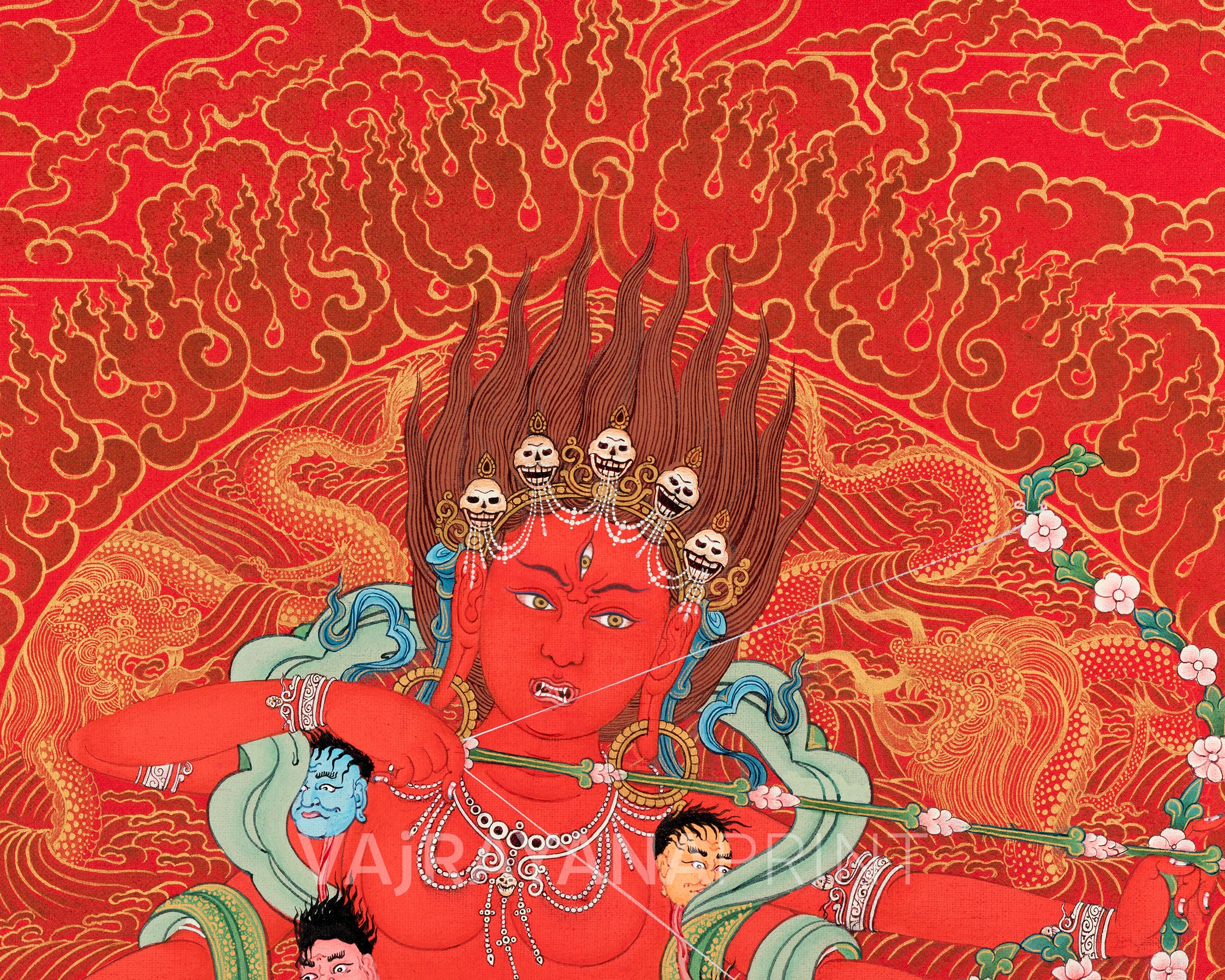 Sacred Kurukulla Print | Buddhist Deity of Empowerment and Transformation
