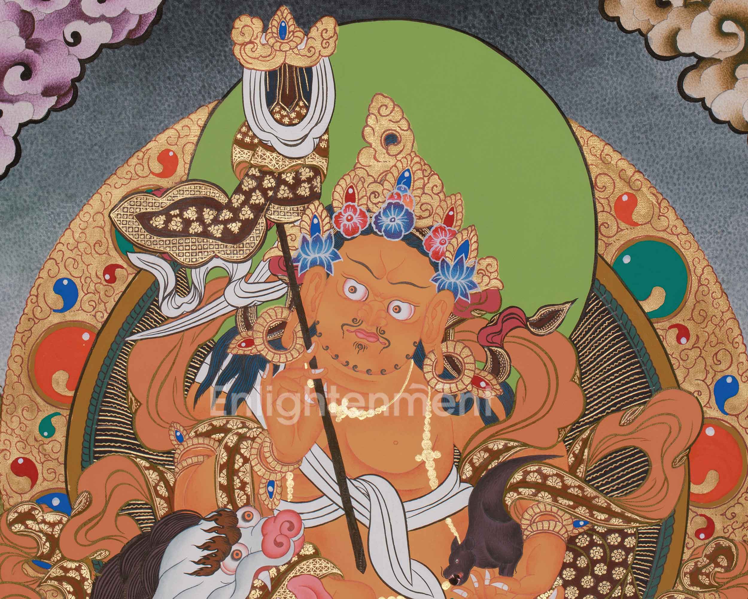 Namtoshe Painting | Buddhist Wealth Deity | Tibetan Buddhism