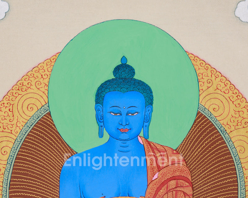 8 Medicine Buddha Thangka | Sacred Assembly of Healing Deities