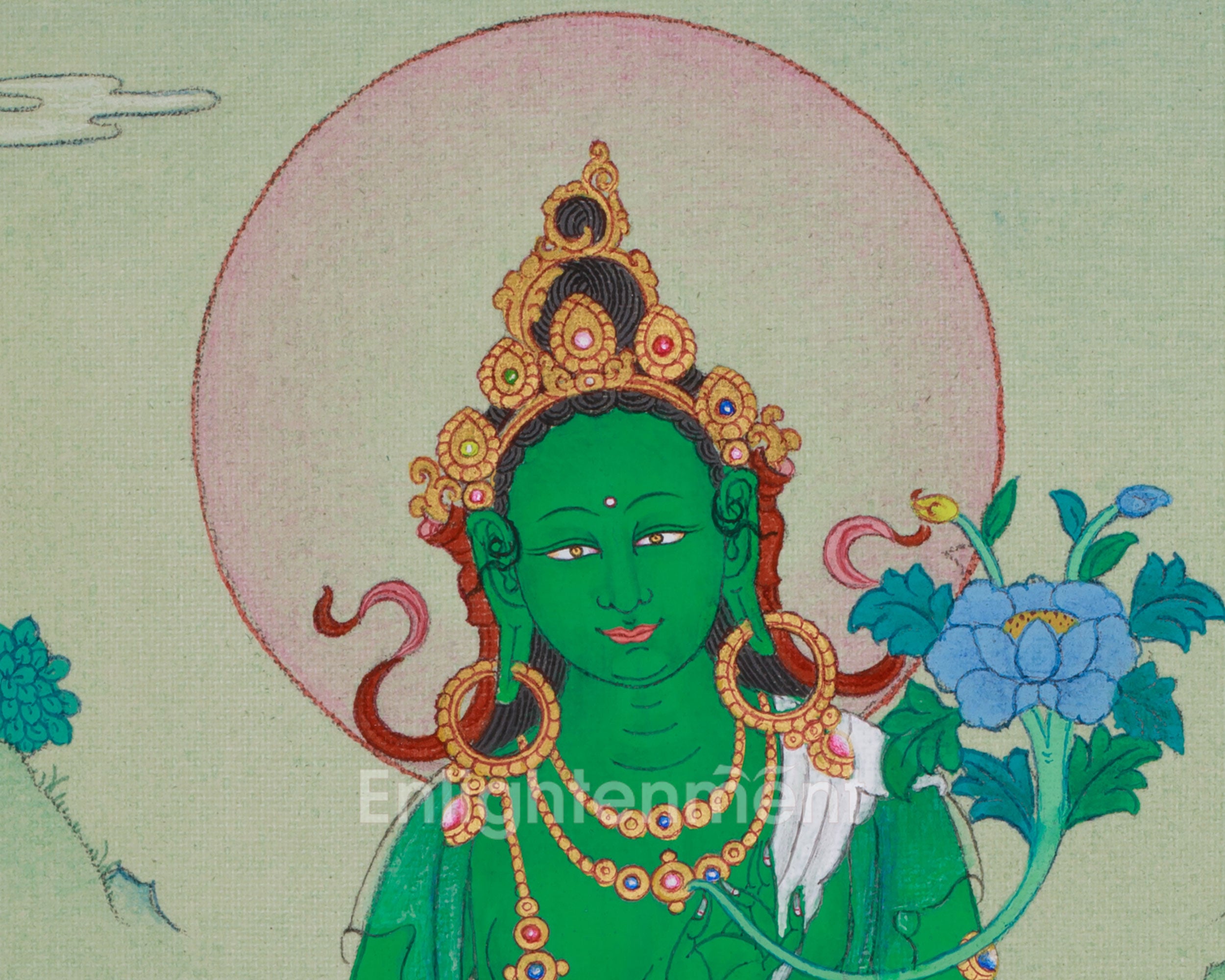 Himalayan Art of Green Tara | Shyama Tara | Mother of All Buddha