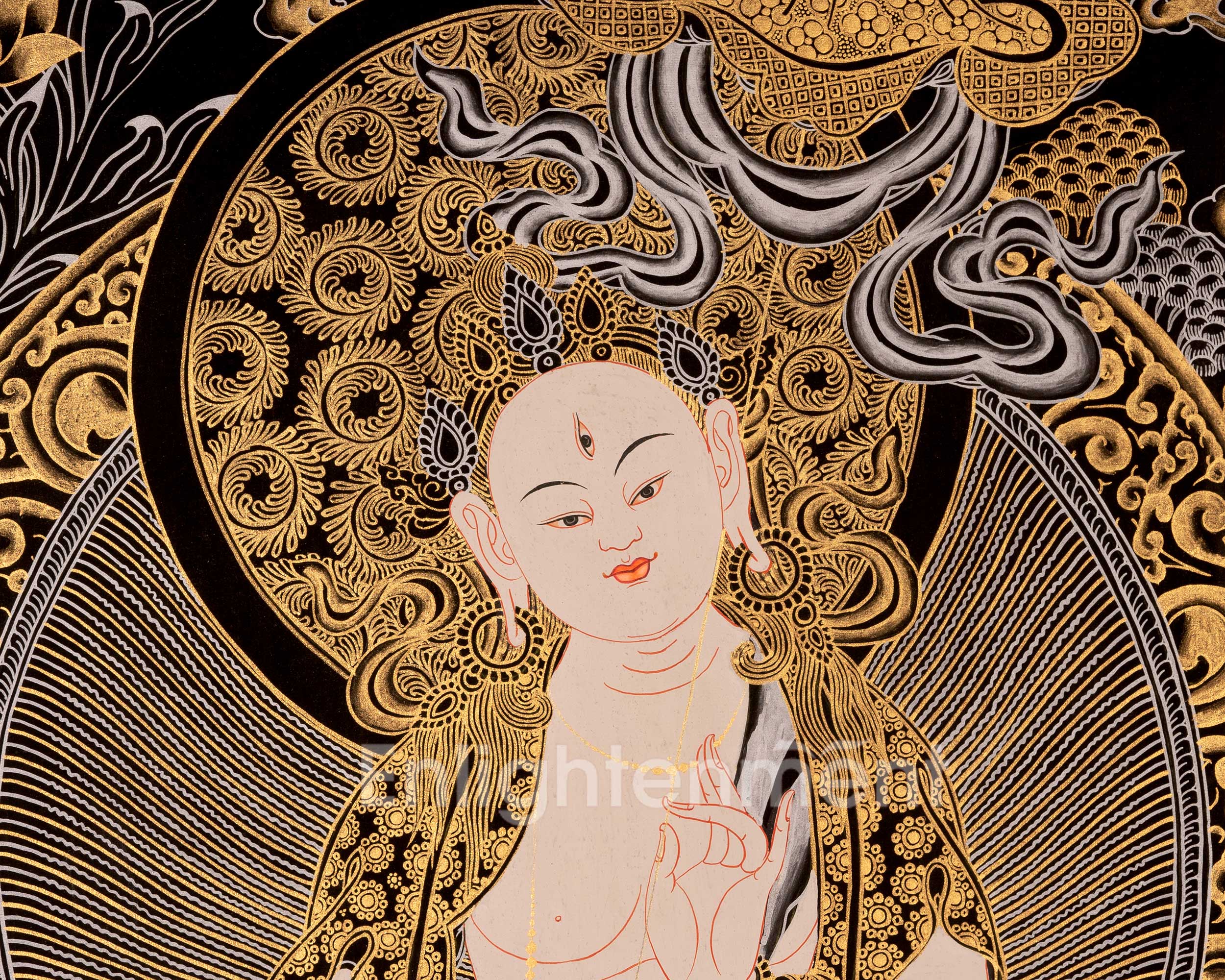 Bodhisattva White Tara | Tibetan Thangka Painting