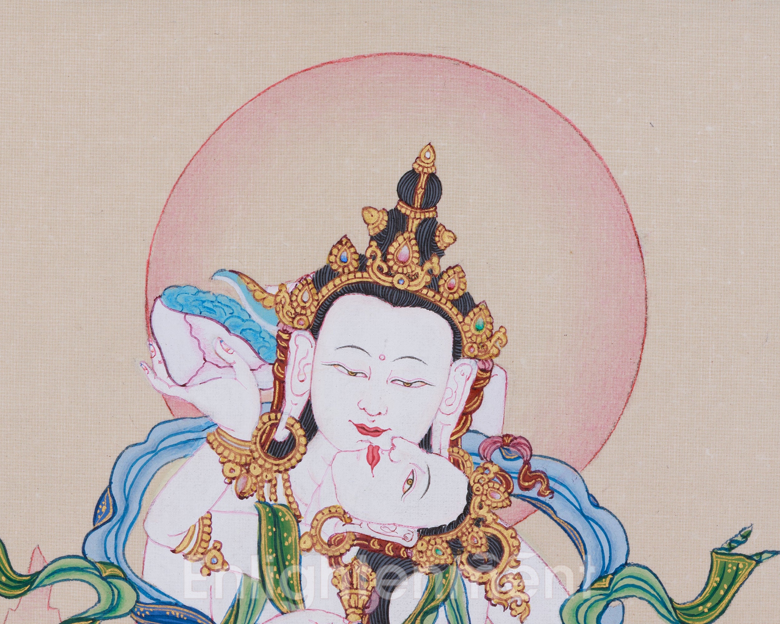 Purification Deity, Vajrasattva | Thangka for Karma Cleansing and Meditation