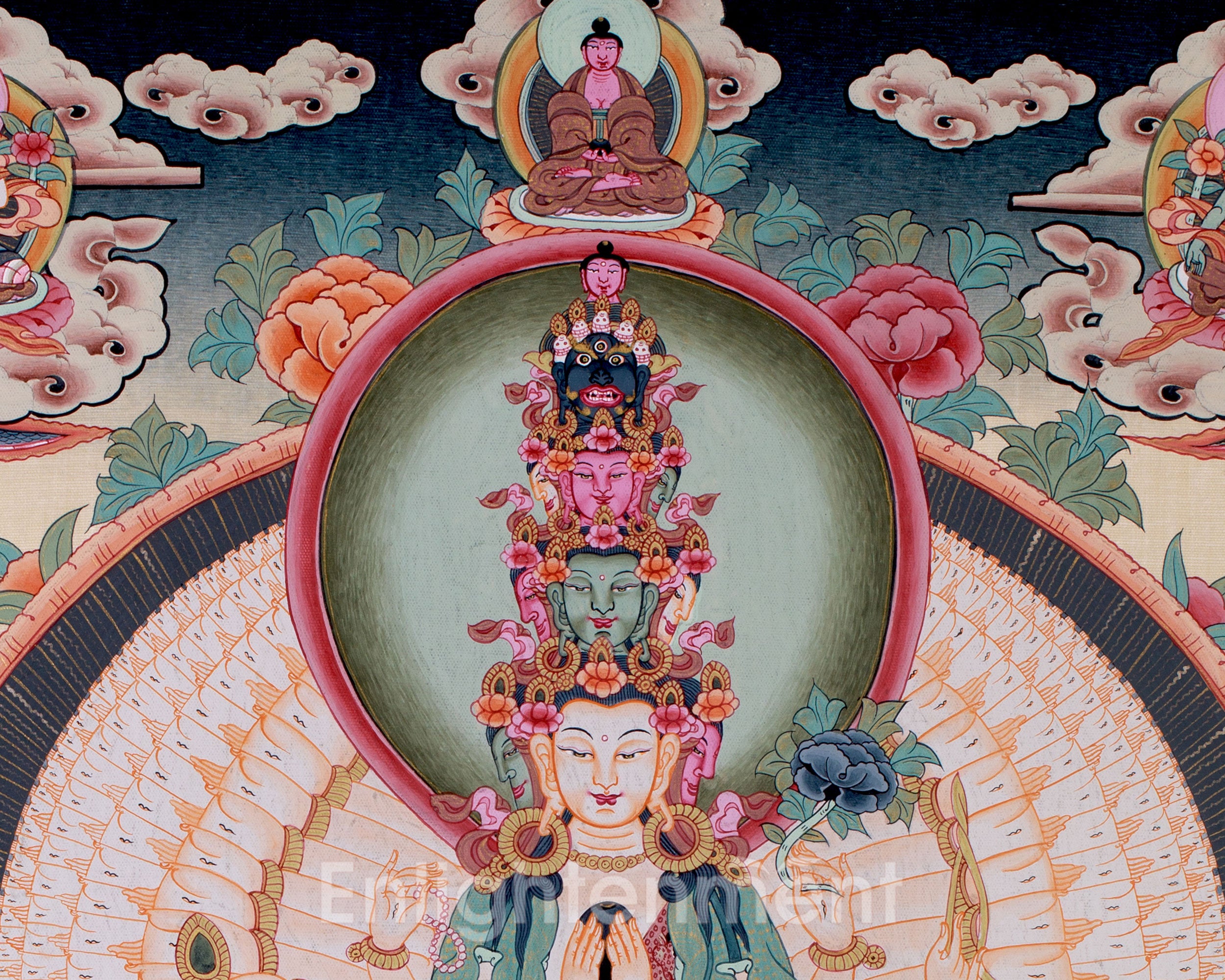 Thousand-Arms Avalokiteshvara Painting | Bodhisattva of Compassion and Mercy