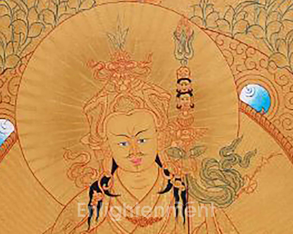 Padmasambhava Thangka Painting | Lotus Born Master of Buddhism