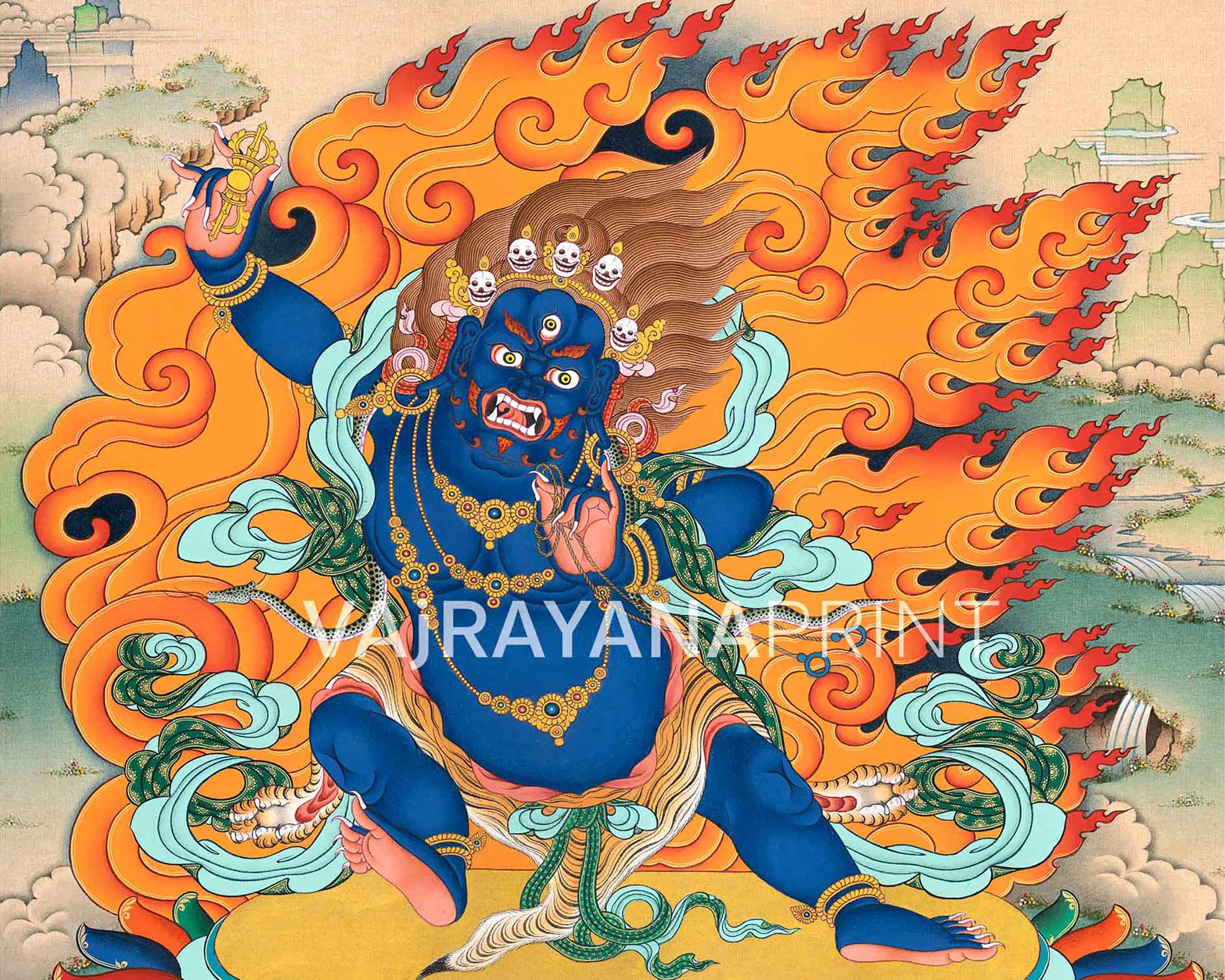 Vajrapani Buddhism | Himalayan wall decor