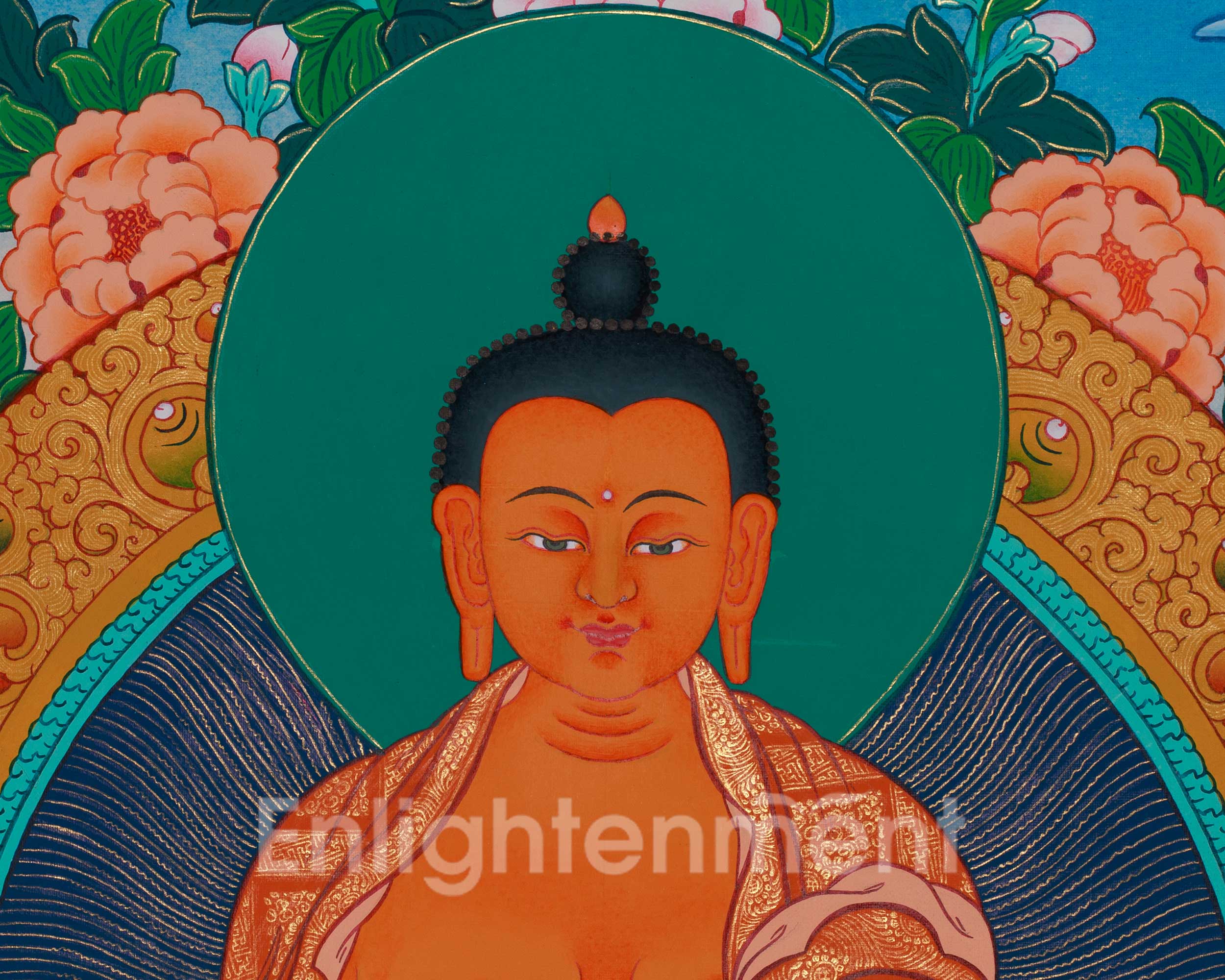 Original Thangka of Gautama Buddha | The Buddha of Enlightenment