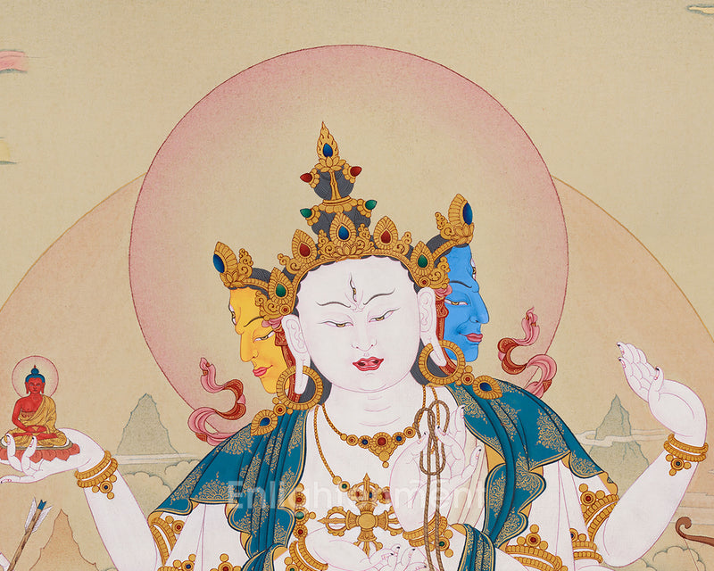 Dakini Namgyalma Thangka | The Deity for Longevity and Protection