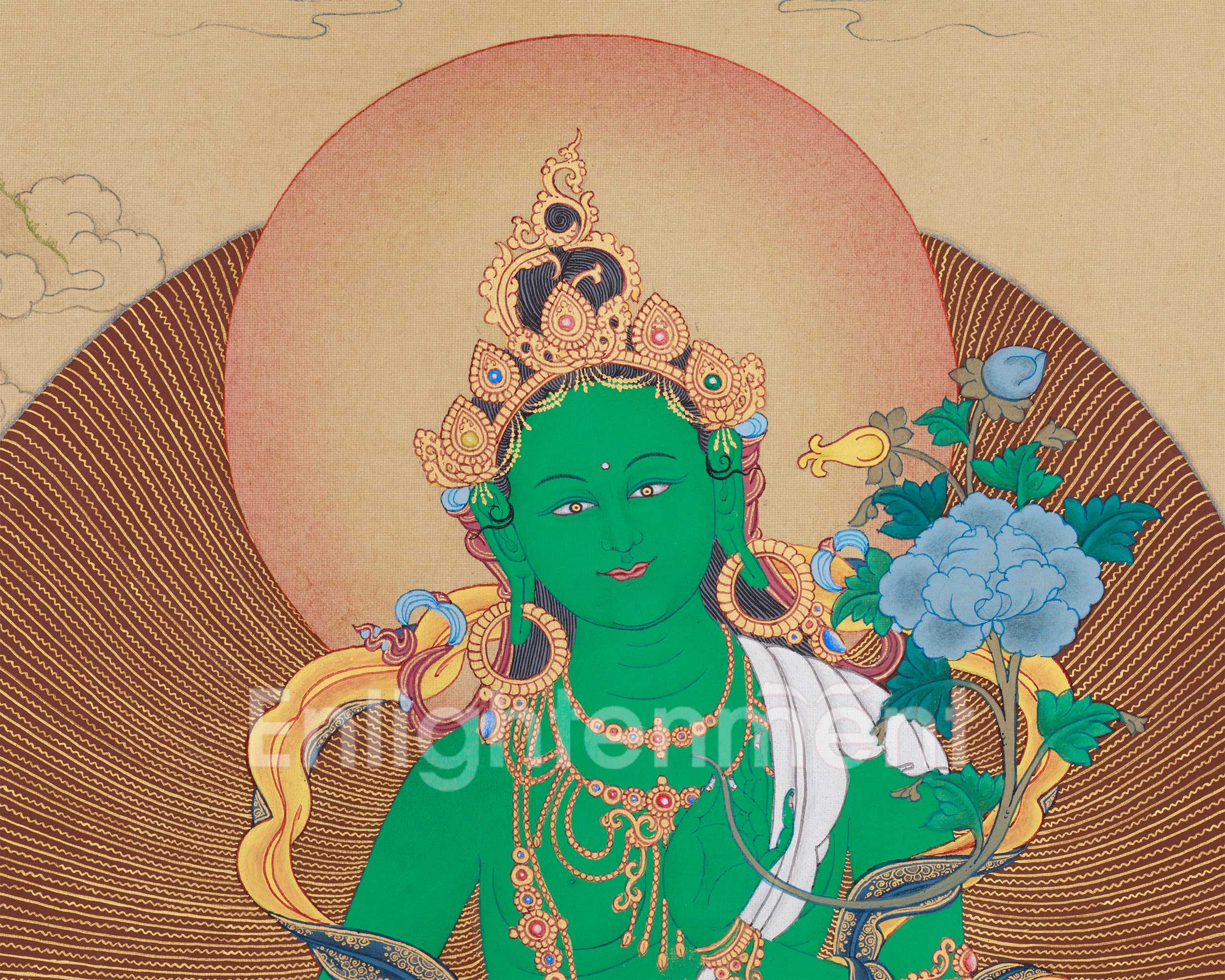 Himalayan Buddhist Goddess Green Tara | A Symbol of Swift Protection and Liberation