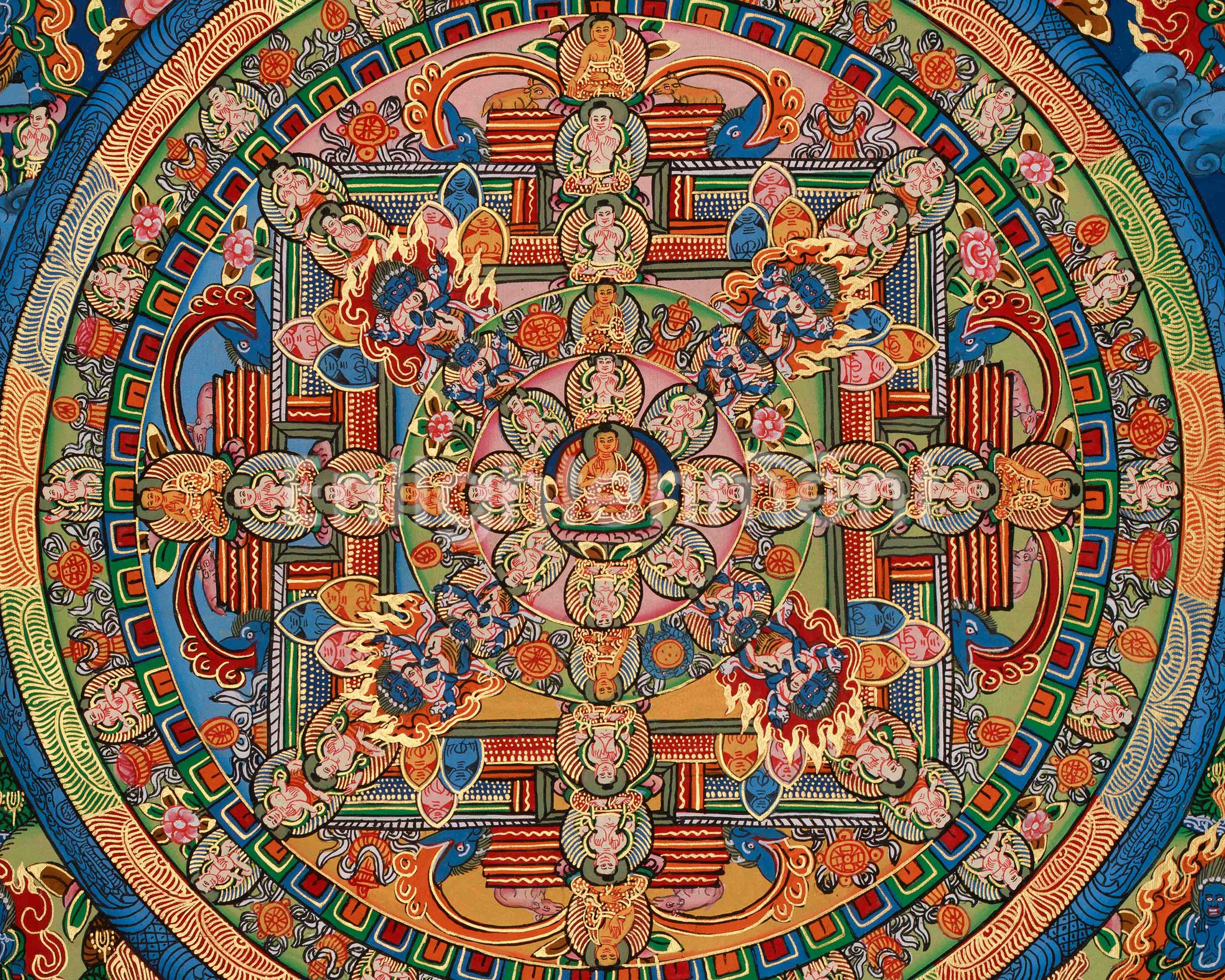 Spiritual Mandala Artwork | Mindfulness Meditation Art | Home Decor