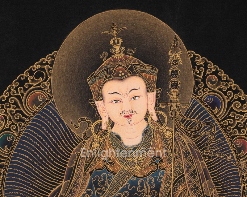 Guru Rinpoche Gold Thangka