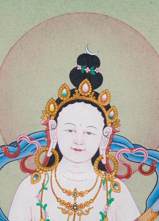 Wisdom Mother Saraswoti | Yangchenma Thangka