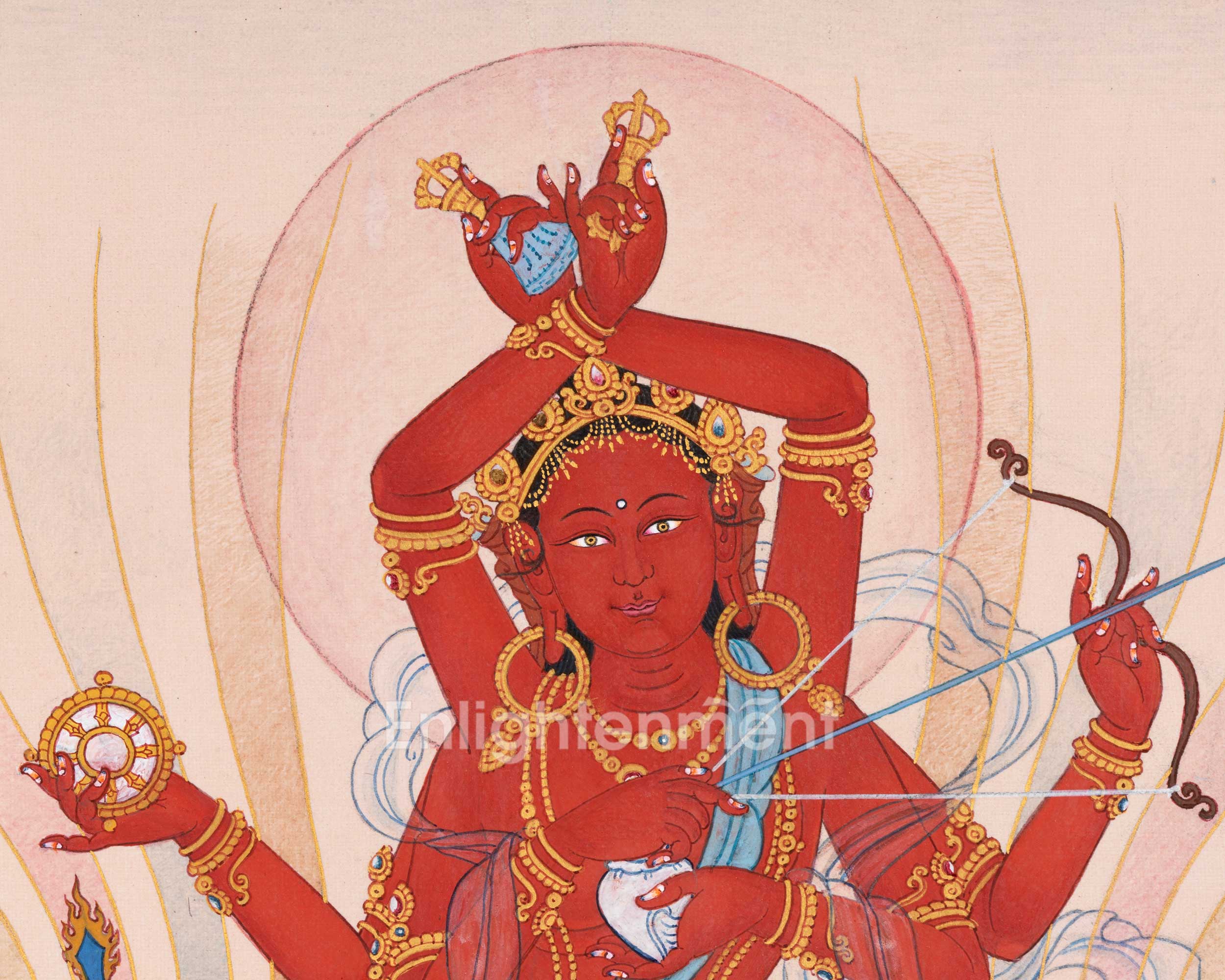 Pravira Tara | 21 Tara of Surya Gupta Thangka