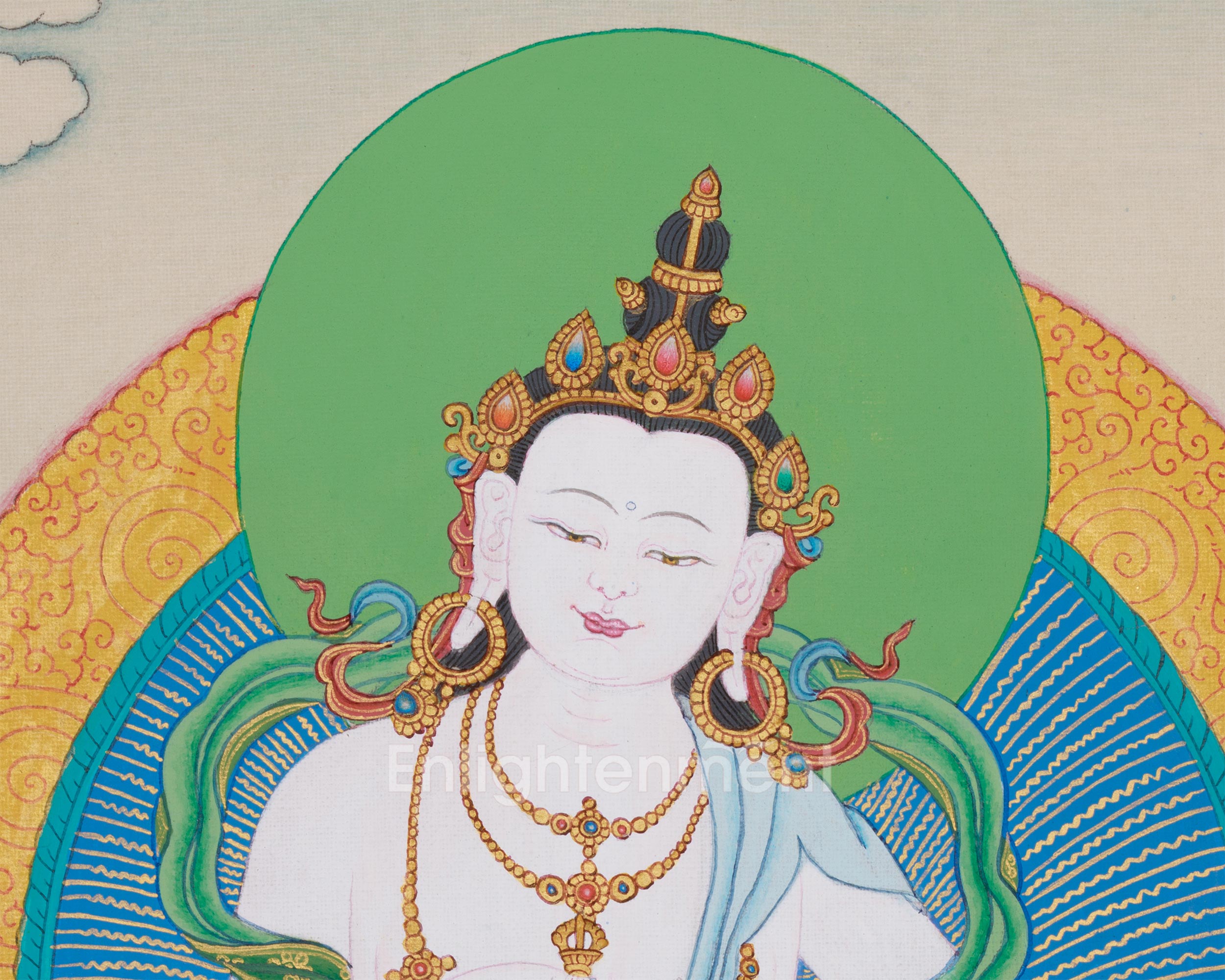 Tibetan Dorje Sempa (Vajrasattva) Thangka