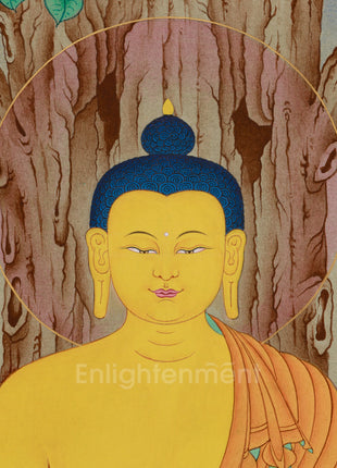 Exclusive Enlightened Buddha Meditation Thangka | Elegance and Enlightenment