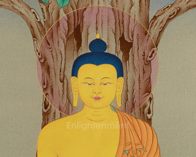 Exclusive Enlightened Buddha Meditation Thangka | Elegance and Enlightenment