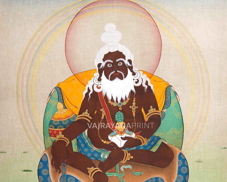 Thang Tong Gyalpo Thangka Print | Traditional Buddhist Wall Decor
