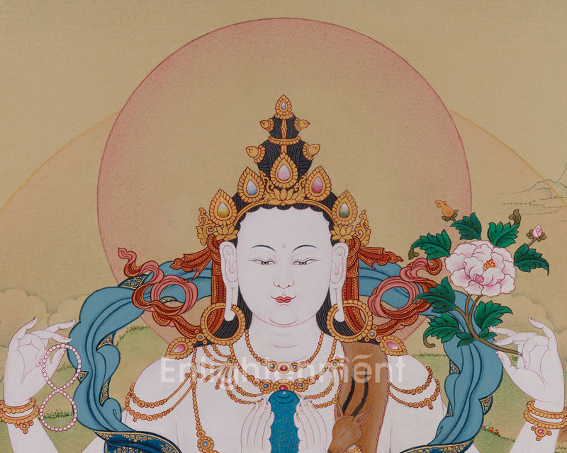 The Compassionate Bodhisattva, Avalokiteshvara Thangka.