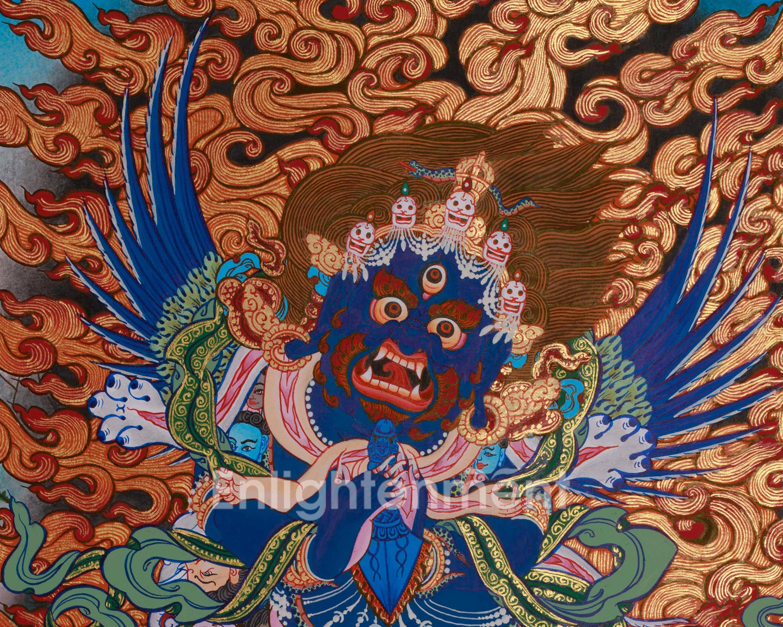 Vajrakilaya Thangka | Fierce Protector and Tantric Deity