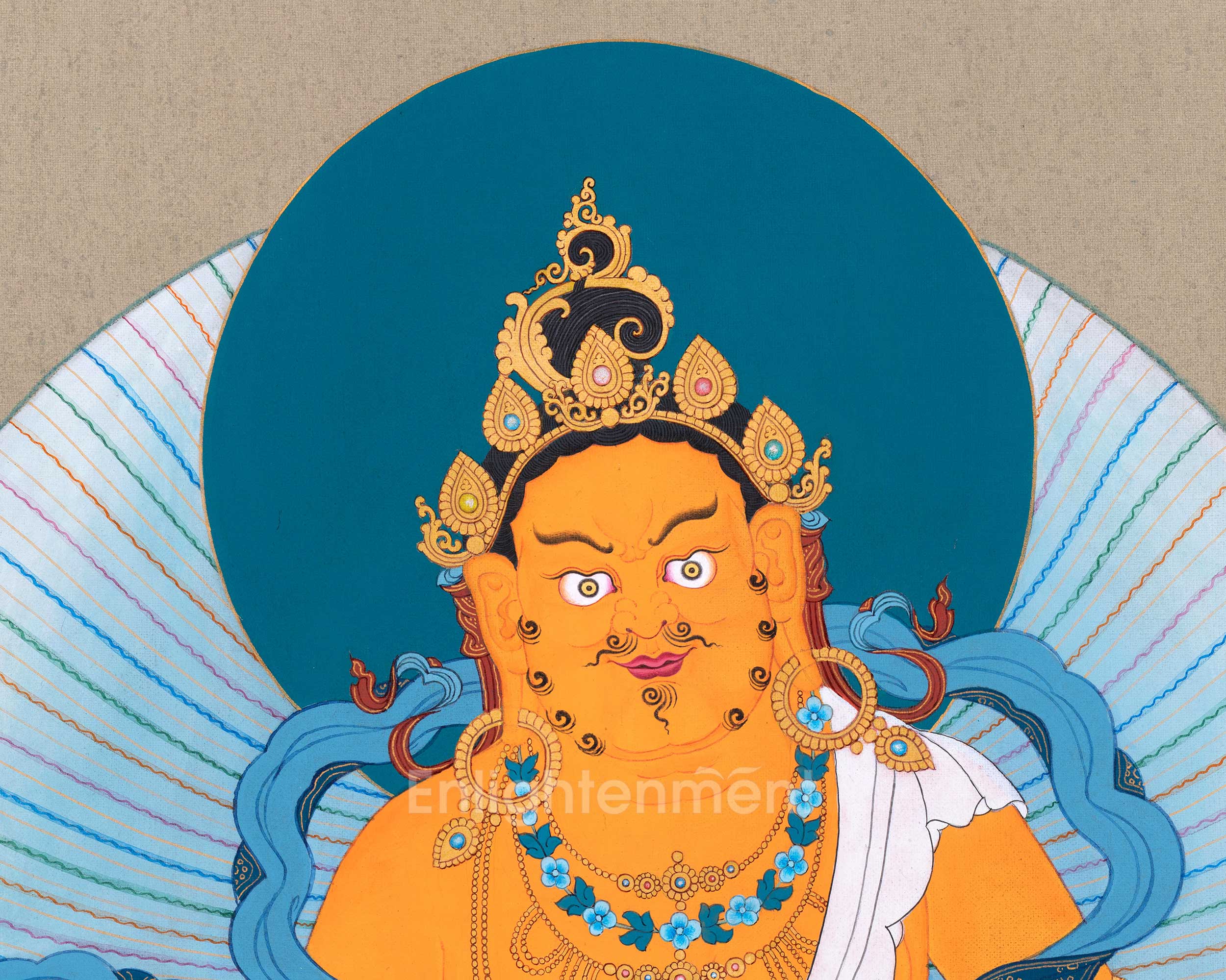 Bodhisattva of Prosperity, Jambala Thangka