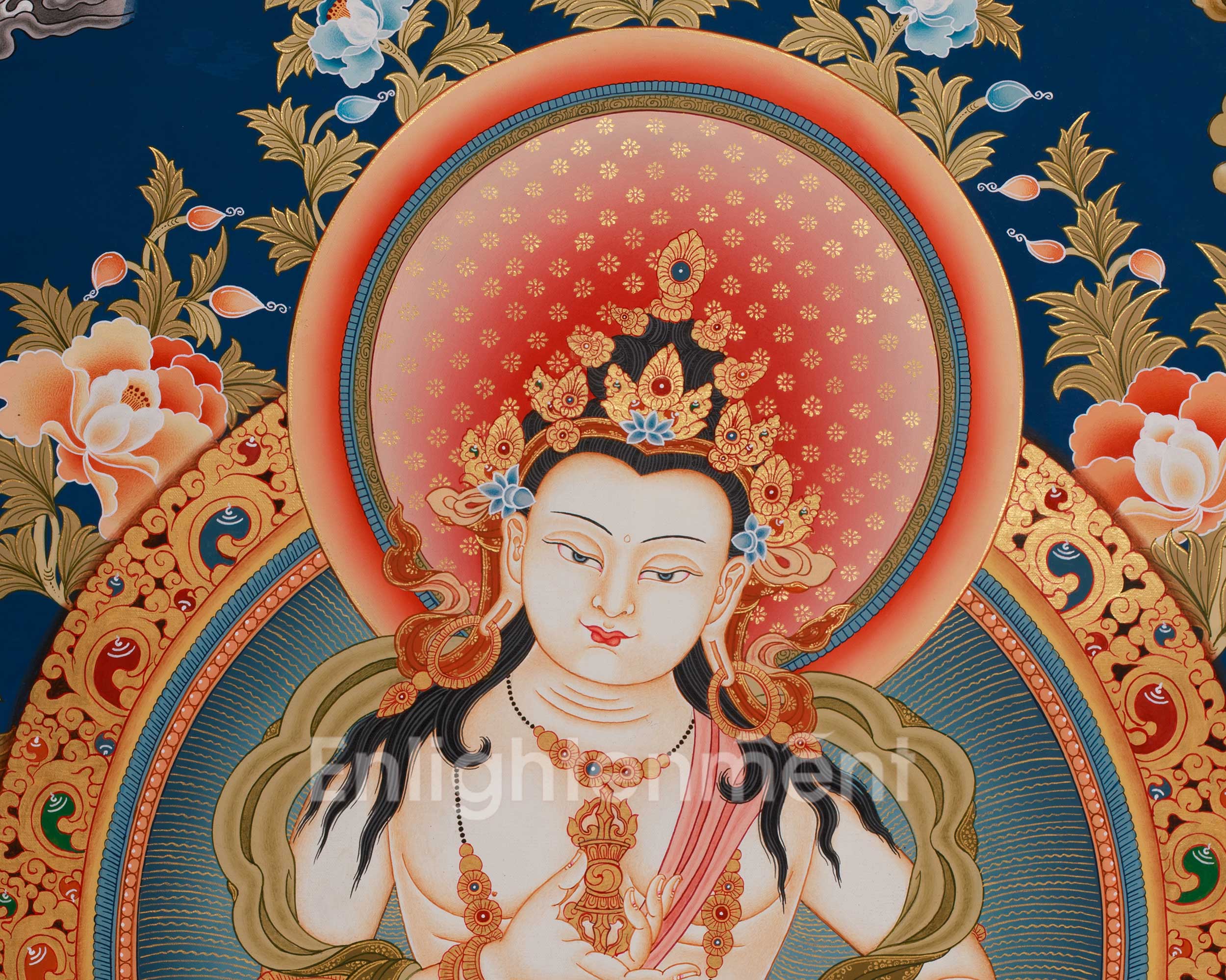 Vajrasattva Buddha, The Vajra Holder | The Supreme Deity of Purification in Tibetan Art