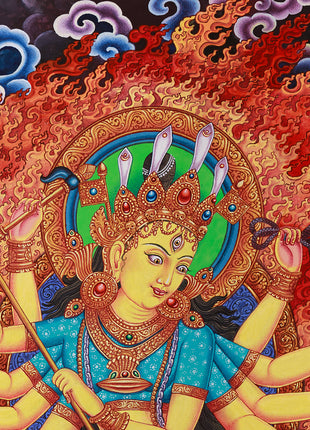 Devi Durga | Fierce Tantric Goddess Art