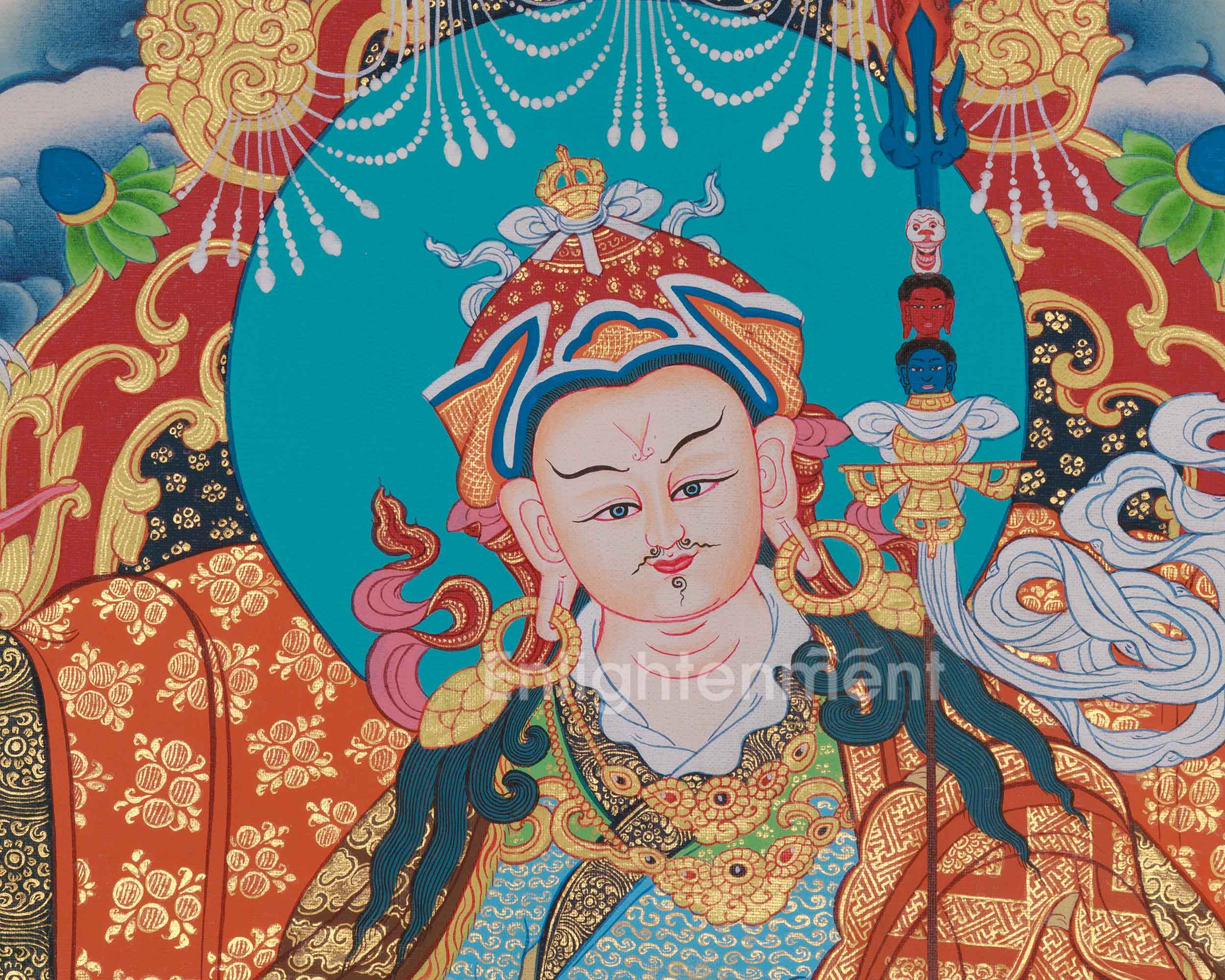 Guru Rinpoche Precious Master Thangka | The Tantric Master Who Transformed Tibet with Wisdom