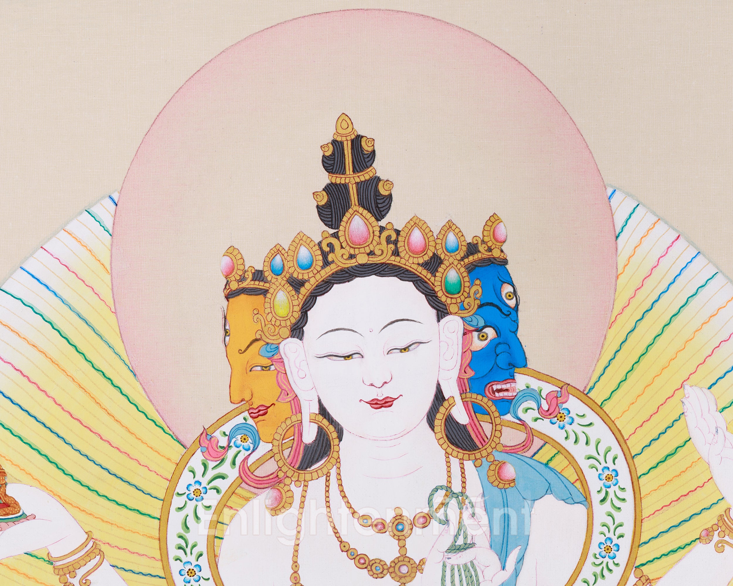 Namgyalma Painting | The Goddess of Longevity, Purity, and Enlightened Protection