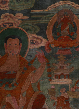 Historic Tibetan Buddhist Masters Artwork | Vintage Collectible