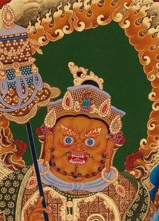 Vaishravana Painting | Guardian King of Wealth and the North
