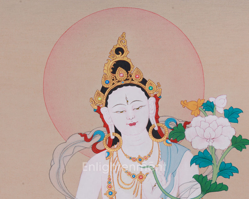 Goddess Sita Tara Thangka | Symbol of Wisdom, Power, and Compassion